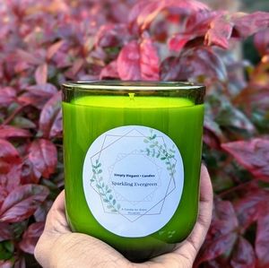 Sparkling Evergreen Soy Wax Candle